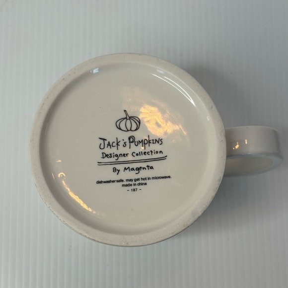 Jacks Pumpkins Halloween Coffee Mug Cat Witch Designer Collection By Mag… - Picture 7 of 13